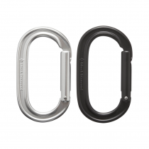 Black Diamond Oval Keylock Carabiner - Black