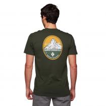 T-shirt Black Diamond BD Mountain Badge SS - Cypress - 1