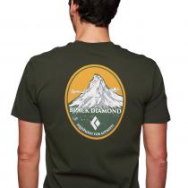 T-shirt Black Diamond BD Mountain Badge SS - Cypress - 2