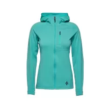 Black Diamond Coefficient Hoody Women - Dark Patina