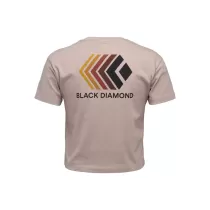 Black Diamond Faded Crop SS TEE Mujer - Pale Mauve - 1