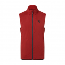 Black Diamond First Light Hybrid Vest - Dark Crimson - 0