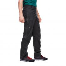 Black Diamond Stormline Stretch Full Zip Rain Pants - Black - 3