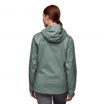 Black Diamond Stormline Stretch Rain Shell Femme - Laurel Green - 2