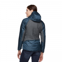 Black Diamond Vision Hybrid Hoody Donna - Azurite - 2