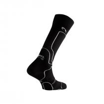 Lurbel Altitud Six Ski Socks - Black/Ice Grey - 1