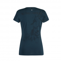 T-Shirt Donna Montura Romance - Blu cenere/Bianco - 1