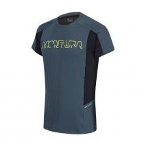 T-Shirt Montura Run Logo - Ash Blue/Black - 0