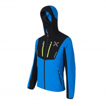 Montura Ski Style Hoody Jacket - Sky Blue/Lime Green - 2