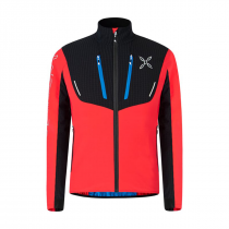 Montura Ski Style Jacket - Power Red/Sky Blue