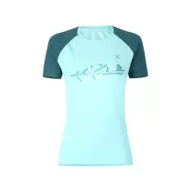 Camiseta Mujer Montura Sporty 2 - Ice Blue/Baltic Blue