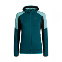 Montura Stretch Color Hoody Jacket Women - Baltic blue/Ice Blue - 2