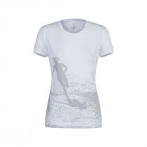 T-Shirt Donna Montura Motion - Bianco/Blu ottanio - 0
