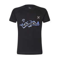Montura Sporty 2 T-Shirt - Black/Sky Blue