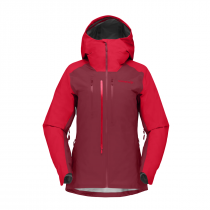 Norrona lyngen Gore-Tex Women Jacket - True Red_Rhubar