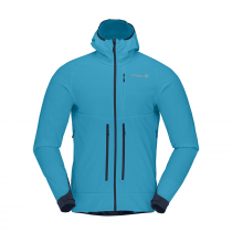 Norrona lyngen hiloflex100 Jacket - Hawaiian surf-Indigo Night