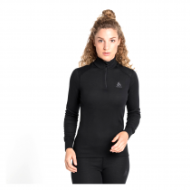 Odlo ML 1/2 Zip Active Warm Eco Women T-Shirt - Black - 2