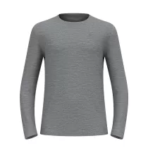 Odlo Natural Merino 200  Baselayer Top - Steel Grey Melange