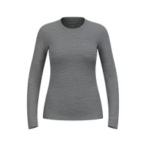 Odlo Natural Merino 200 Femme Baselayer Top - Steel Grey Melange