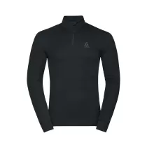 Odlo T-Shirt ML 1/2 Zip Active Warm Eco - Black
