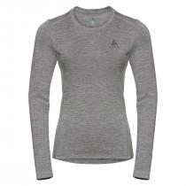 Odlo T-Shirt ML Natural 100% Merino Warm Femme - Grey Melange - 0