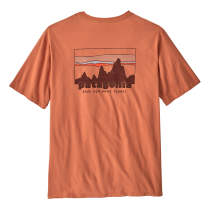 Patagonia '73 Skyline Organic T-Shirt - Sienna Clay - 1