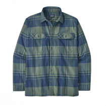 Patagonia L/S Organic Cotton MW Fjord Flannel Shirt - Live Oak: Hemlock Green