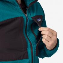 Polaire Patagonia R2 TechFace Hoody - Belay Blue - 3