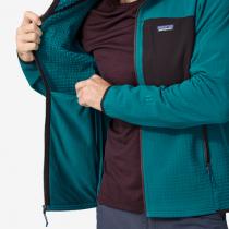 Polaire Patagonia R2 TechFace Hoody - Belay Blue - 4
