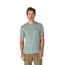 Patagonia Cap Cool Merino Blend Graphic Shirt - Fitz Roy Strata: Thermal Blue - 2