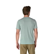Patagonia Cap Cool Merino Blend Graphic Shirt - Fitz Roy Strata: Thermal Blue - 1