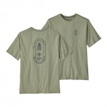Patagonia Clean Climb Trade Responsibili-Tee - Clean Climb Bloom: Salvia Green