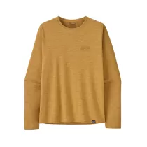 Patagonia L/S Cap Cool Daily Graphic Shirt - Strataspire: Beeswax Tan X-Dye