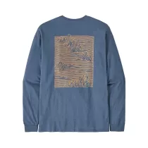 Patagonia L/S Strataspire Responsibili-Tee - Utility Blue