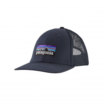 Patagonia P-6 Logo LoPro Trucker Hat - Navy Blue