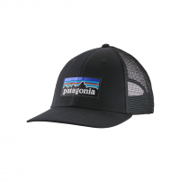 Patagonia P-6 Logo LoPro Trucker Hat - Noir