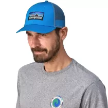 Patagonia P-6 Logo LoPro Trucker Hat - Vessel Blue - 1
