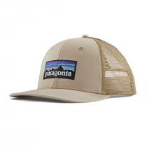 Patagonia P-6 Logo Trucker Hat - Oar Tan w/Classic Tan
