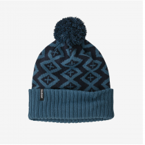 Patagonia Powder Town Beanie - Perennial Pinecone/Wavy Blue