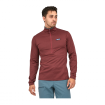 Patagonia R1 Daily Zip Neck - Sequoia Red - Dark Sequoia Red X-Dye - 1