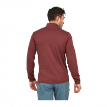 Patagonia R1 Daily Zip Neck - Sequoia Red - Dark Sequoia Red X-Dye - 2