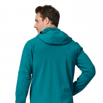 Polaire Patagonia R2 TechFace Hoody - Belay Blue - 2