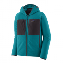Polaire Patagonia R2 TechFace Hoody - Belay Blue - 0