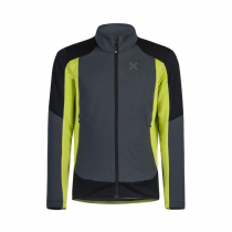 Montura Stretch Color Jacket - Gunmetal Grey/Lime Green - 0
