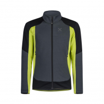 Chaqueta Montura Stretch Color - Gunmetal Grey/Lime Green - 0