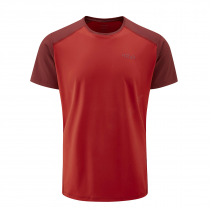 Rab Force Tee - Ascent Red/Oxblood Red
