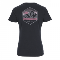 T-Shirt Donna Rab Stance Mountain Peak - Beluga - 1