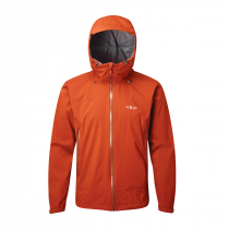 rab downpour plus jacket orange