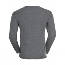 T-Shirt ML Odlo Active Warm Eco - Steel Grey Melange - 1