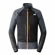 THE NORTH FACE DOWN TURN SOFSTSHELL FZ - VANADIS GREY/ASPHALT GREY/TNF BLACK